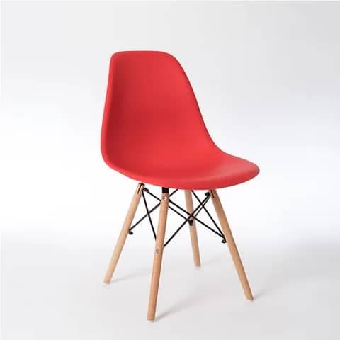 Sturdy  Indoor And Outdoor Patio Chair - red