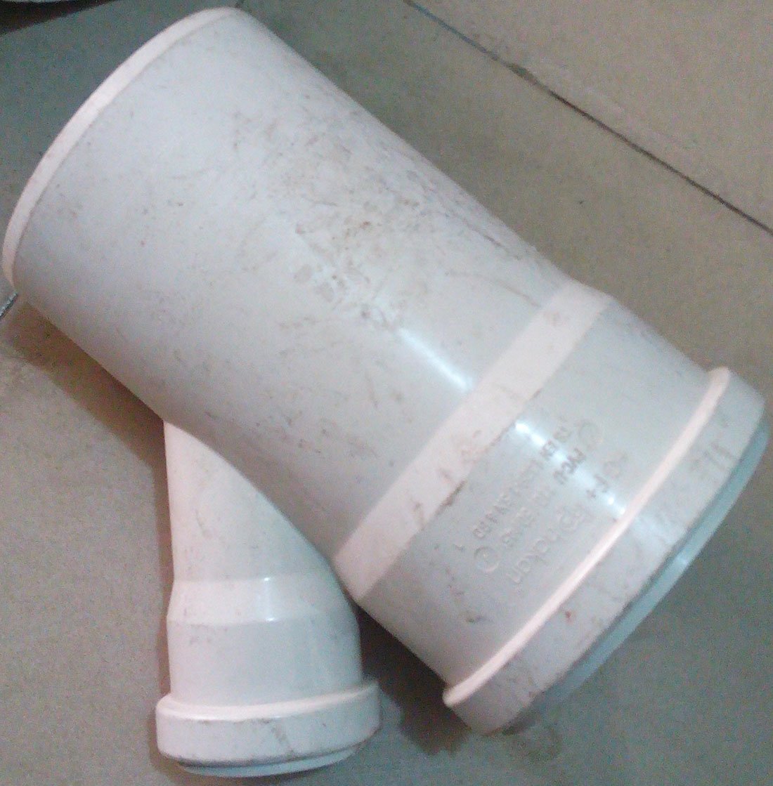 4" x 2" PVC Reducing "Y" Tee