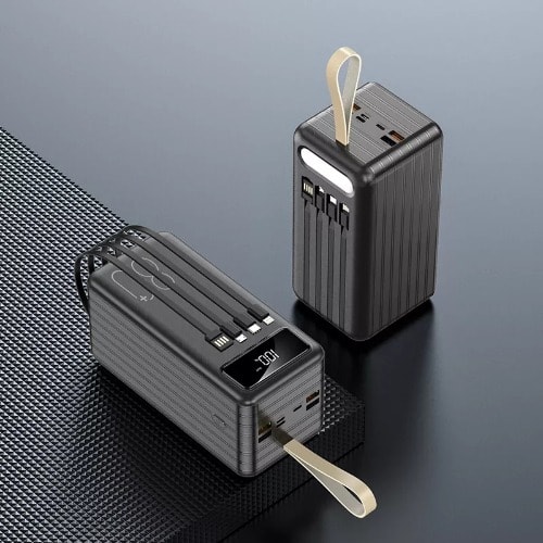 Shplus High Capacity Power Bank 80000mah With Type C Iphone And Android Cable Original