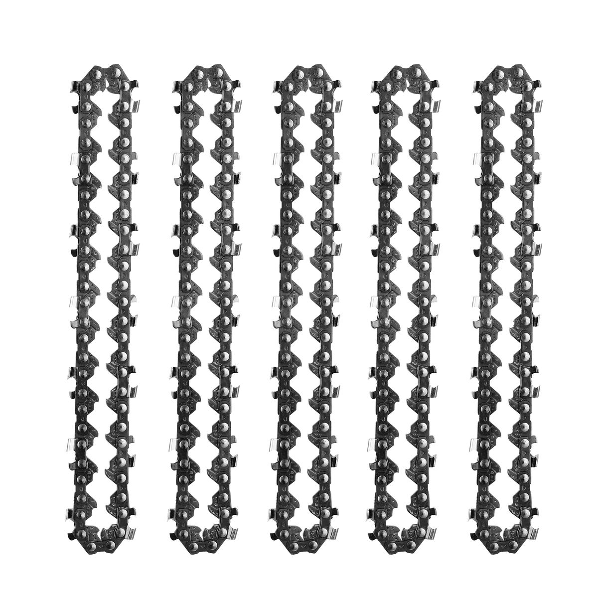 5 PCS 4 Inch Mini Steel Chainsaw Chains Electric Chainsaws