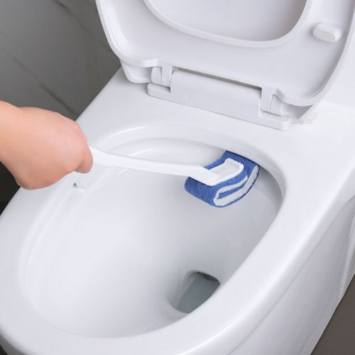 Toilet Bowl Brush No Dead End-White