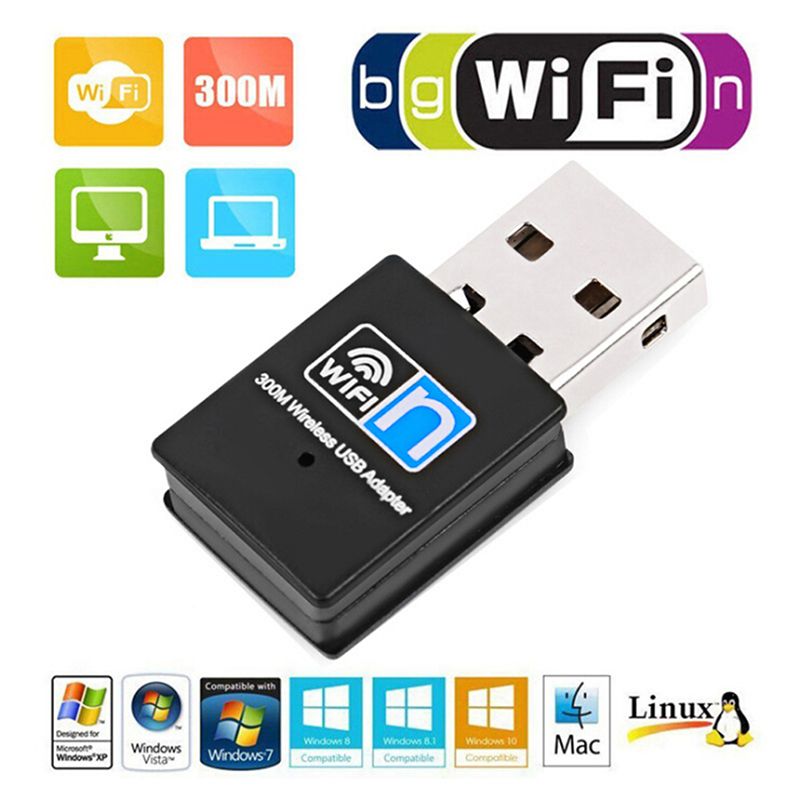 802.11 N G B Mini 300M USB2.0 MT7601U Wifi Dongle WiFi