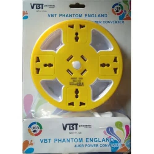 Extension Socket With 4 Usb Charging Ports