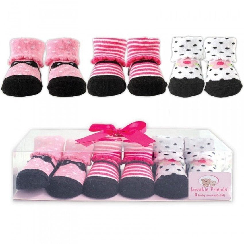 Girl's Booties - Set Of 3