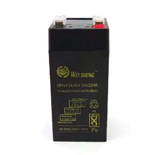 4V4.5AH Rechargeable Sealed Lead Acid Battery