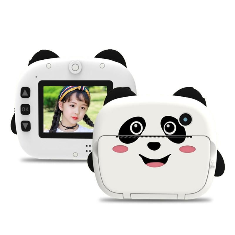Panda high-definition printing children's instant printing digital camera instant printing with wifi factory spot delivery white