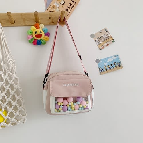 Ladies Canvas Messenger Crossbody/ Shoulder Bag