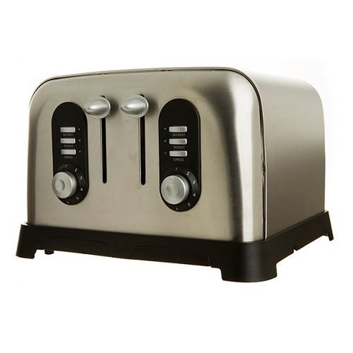 Stainless Steel 4 Slice Toaster