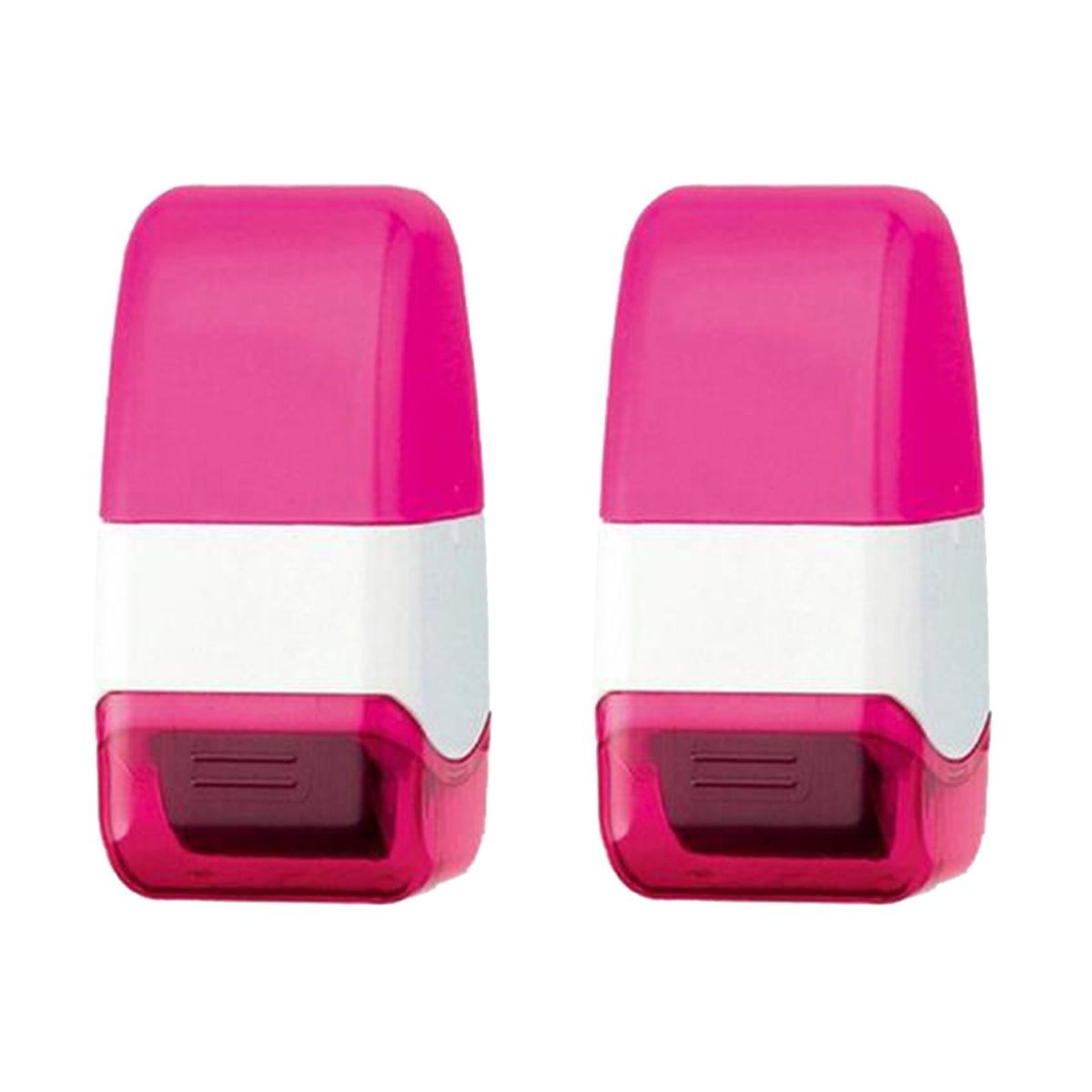 Roller Stamp Guard ID Personal Data  Pieces Pink