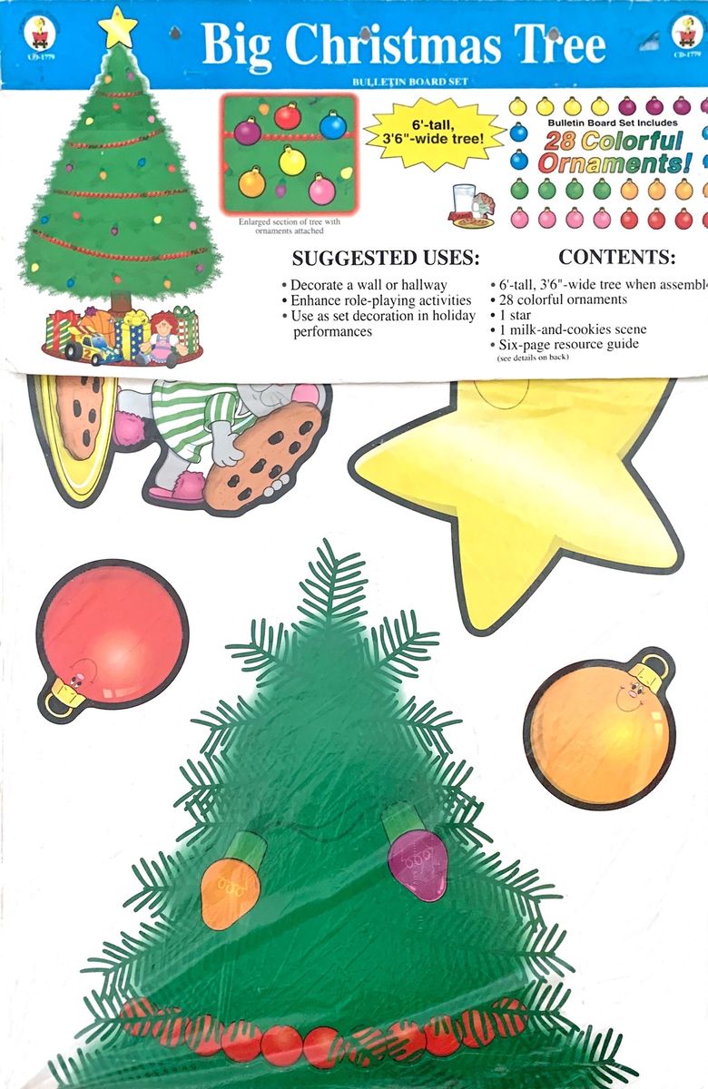 CARSON DELLOSA BIG BULLETIN BOARD SET: BIG CHRISTMAS TREE