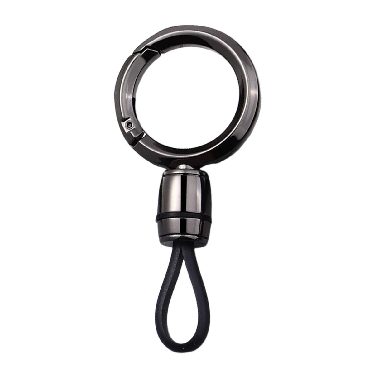 Keychain for Colleagues Premium Zinc Alloy Car Keychain Stylish Gift Black