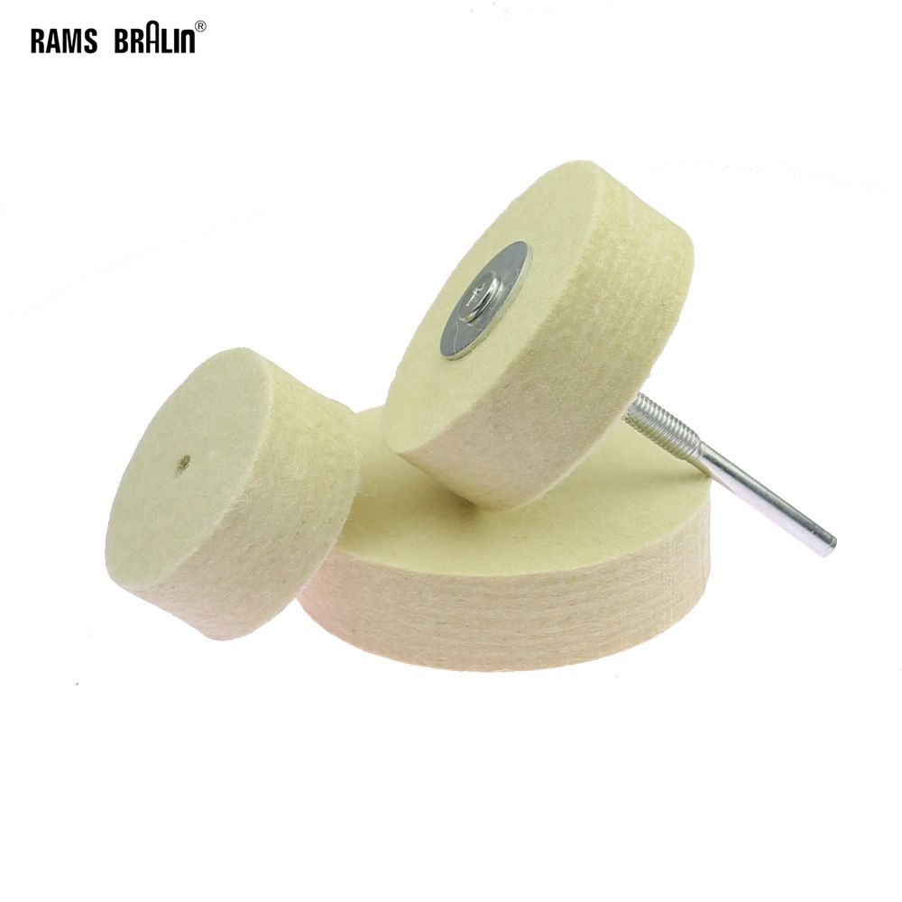 1 Piece Felt Buffing Wheel For Metal Plastic Glass