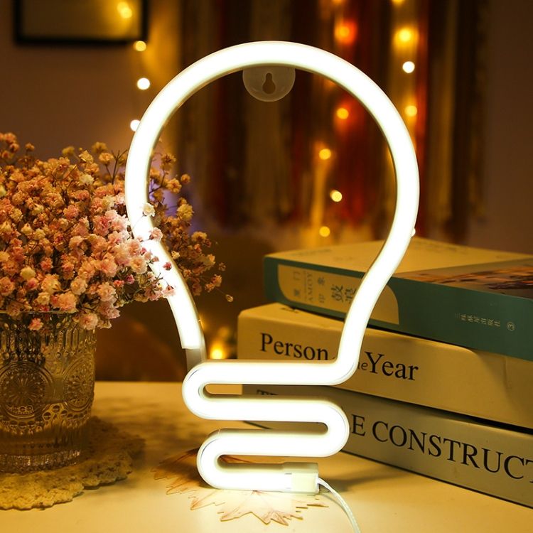Bulb Neon Light LED Decorative Modeling Lamp