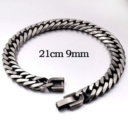 Men's Stainless Steel Bracelet - Silver