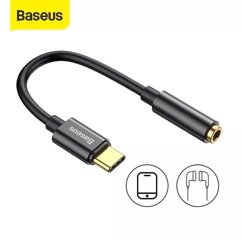 Type C To 3.5mm Earphone Jack & AUX USB- C Cable Headphones Adapter