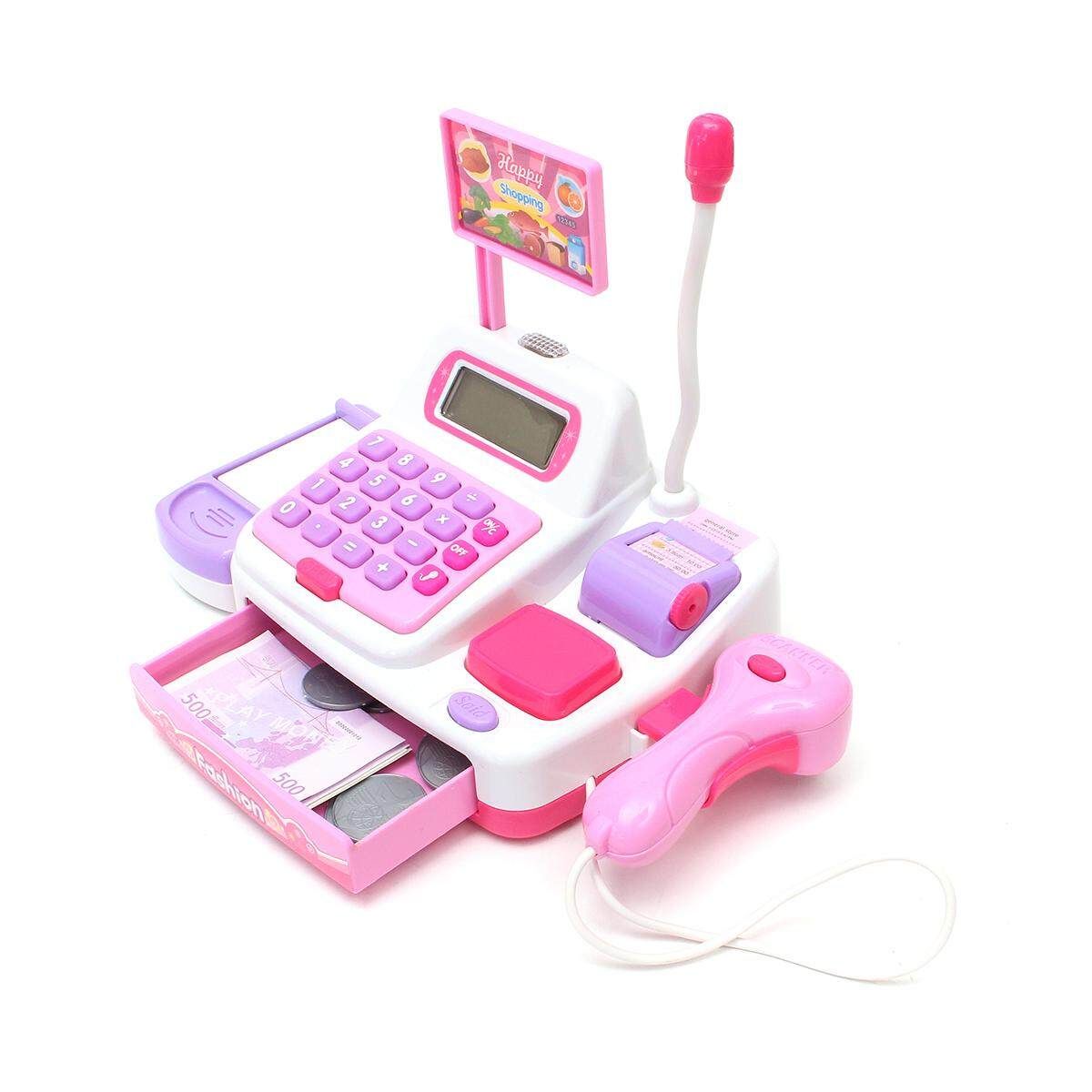 Cash Register With 33 Accessories Role Play Kids Children Toy