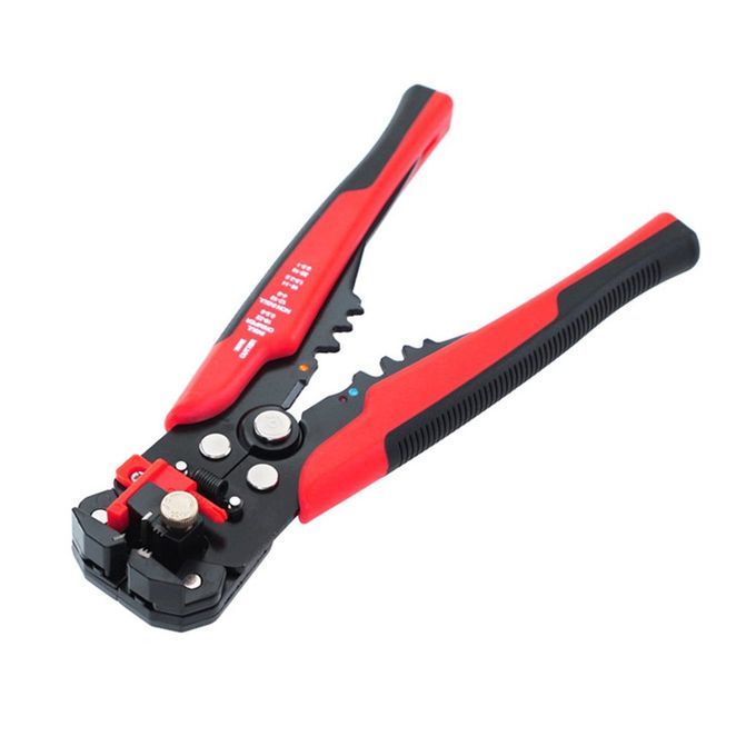 8-in H Ele Tri Ian's Wire Plier Multifun Tional Plier Automati  Wire Stri Er-red Bla K-210*108mm