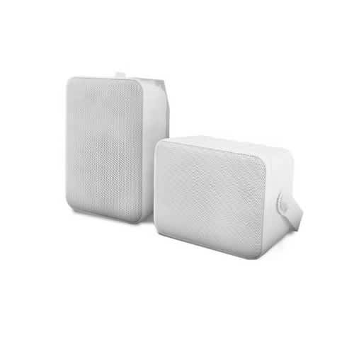 Pair Of Portable 20W Wall Mount Speaker -White