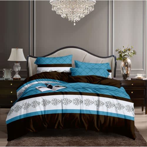 Blue And Brown Color Duve Sets With P/caese