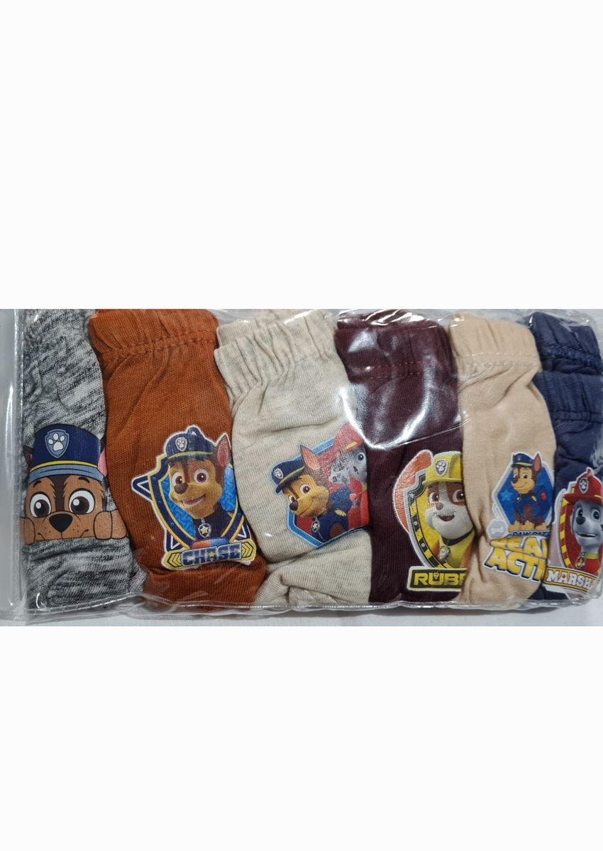 Paw Patrol Graphic Pant- 6 In 1 Pack (COLOURS MAY VARY)
