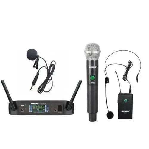 Shure Slx4 Lavalier & Handheld Professional Wireless Microphones