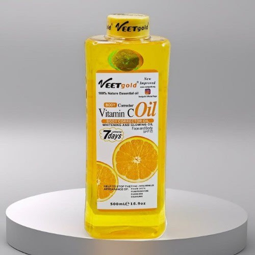Vitamin C Face & Body Corrector 7days Glowing Oil - 500ml
