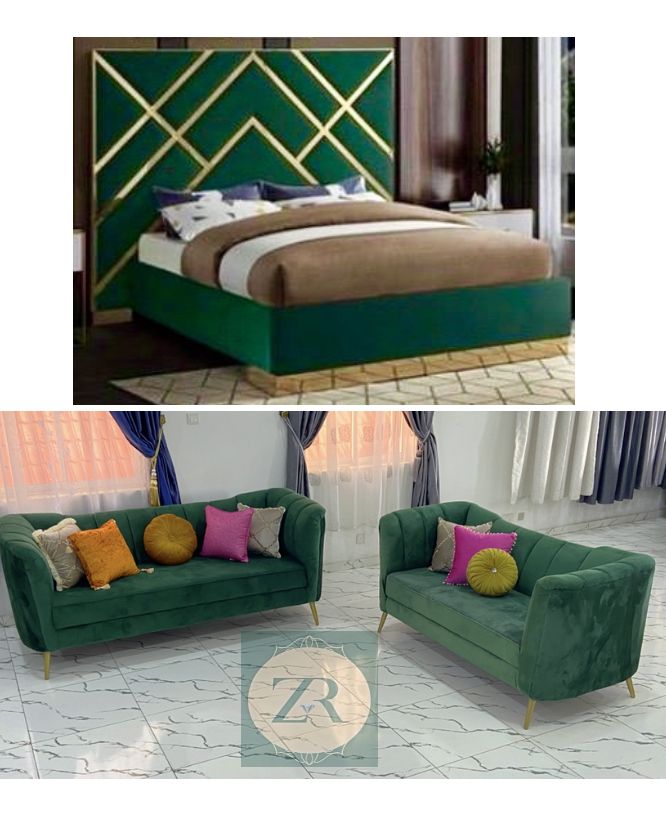 Greendaux Bedroom Set (5 Seater And 5 By 6ft Bedframe) Lagos