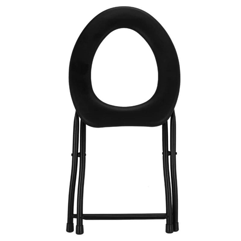 Hot XD-Portable Strengthened Foldable Toilet Chair Travel Camping Climbing Fishing Mate Chair Outdoor Activity Accessories
