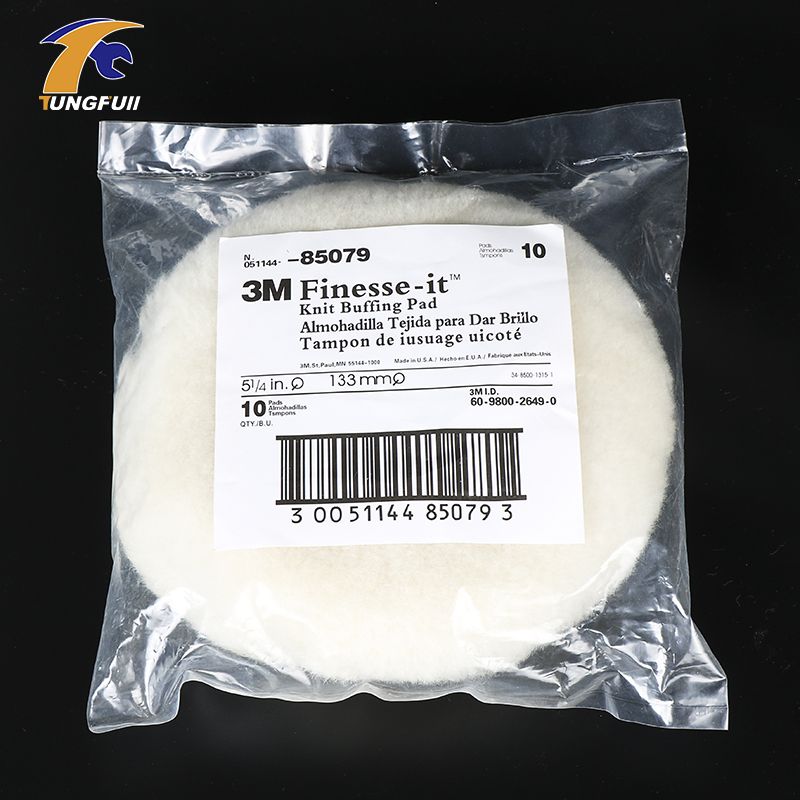 Tungfull Knit Buffing Pad Self-adhesive Wool Polis