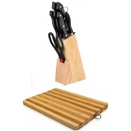 8 Pieces Knife Set + Chopping Board