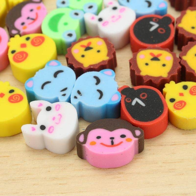 Cute Rubber Eraser Kid Gift School Supplies Stationery Borracha Material Escolar Utiles Escolares Papelaria Blue