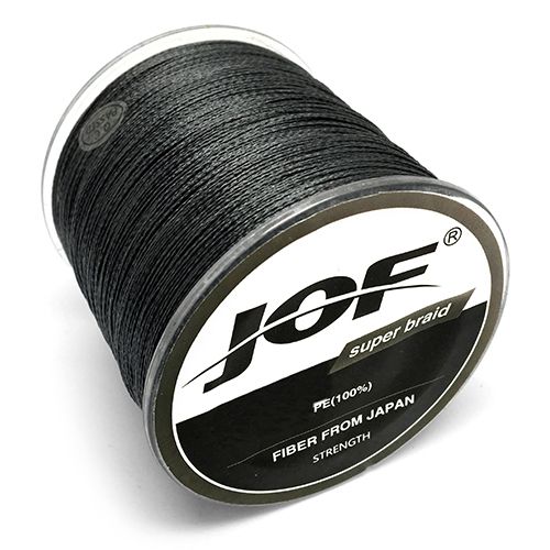JOF-BRAID 500M Original Green/Black/Orange/Yellow Color 4 Braidedmonofilament10-80lb
