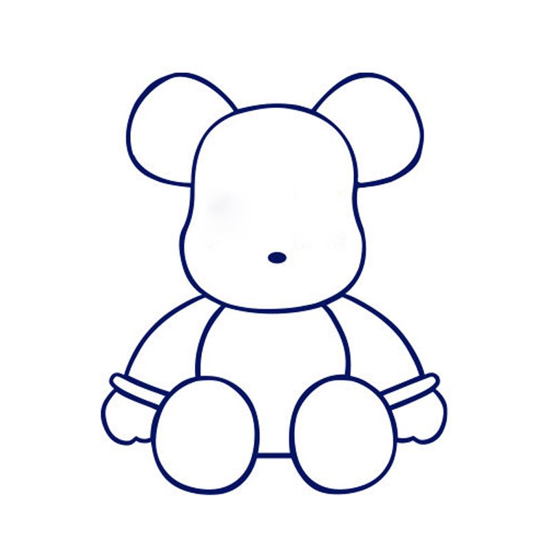 Nordic Home Decor Living Room Decor Violent Bear Wall