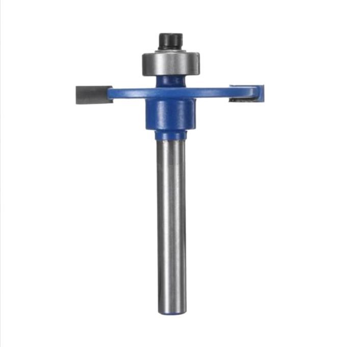 Biscuit Joining Router Bit With Bearing 14Inch Shank
