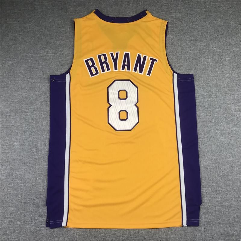 Kobe Bryant lakers violet gold basketball jersey pullenV mesh breathable sports vest