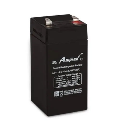 Rechargeable Sealed Lead Acid Battery - 4v- 4.5ah