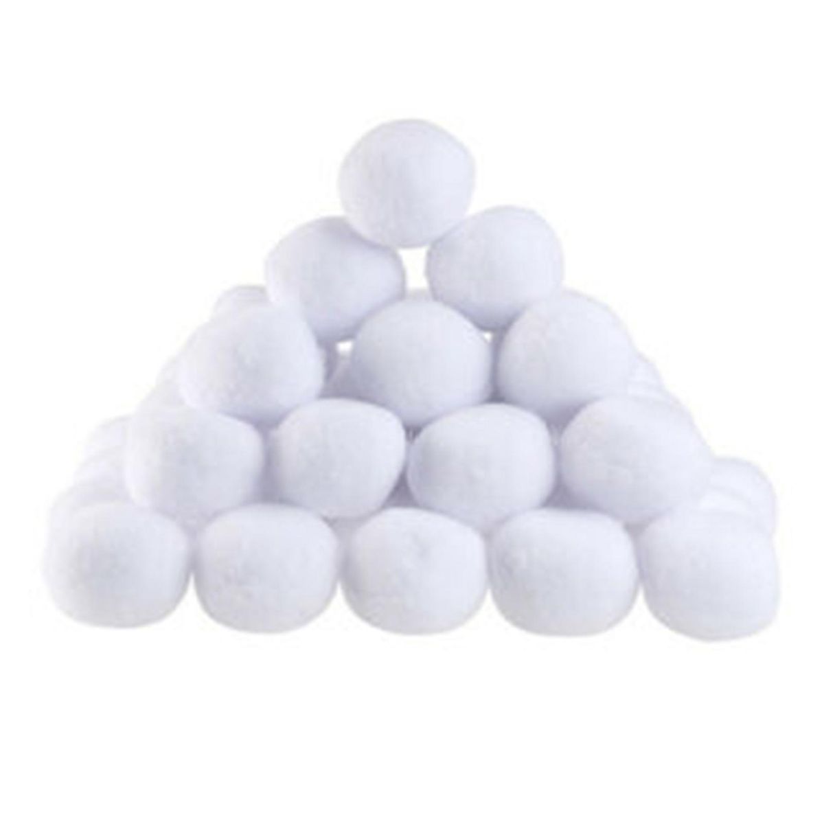 100Pcs 70mm Simulation Christmas Snowballs Indoor Snowball Fight Game Christmas Home Decor