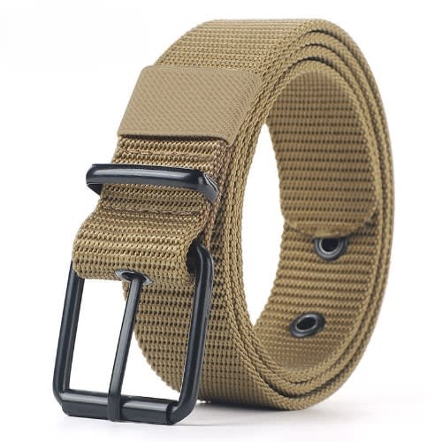 Men Belt - Khaki Brown - 115cm