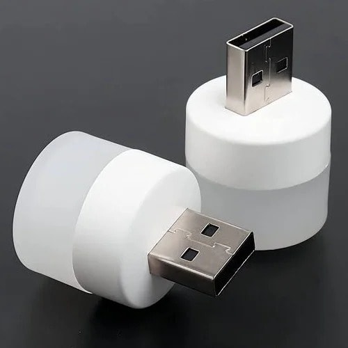 Usb Mini Night Led Light Plug X 2 Pieces - 1W