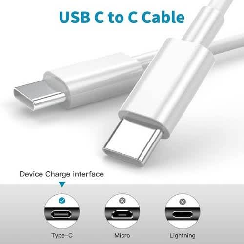 Type A1 Usb-c Type-c To Type C Cable For Android/ Samsung/ Macbook