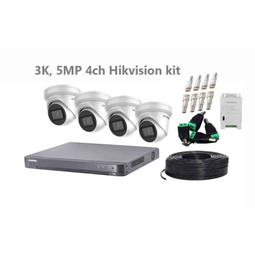 4ch Hd-tvi Cctv Camera Kit - 4 cameras