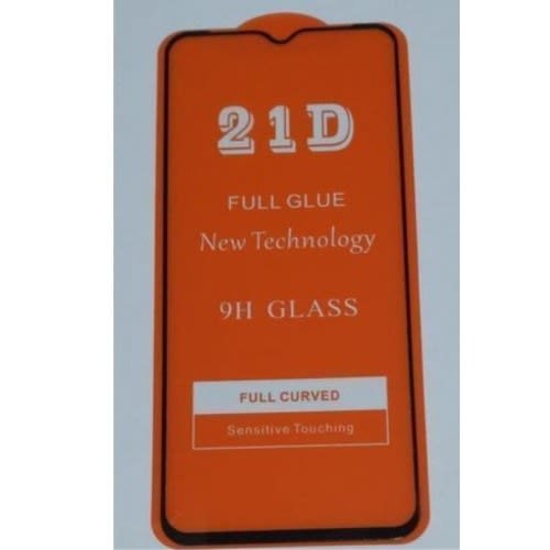 Tampered Glass Screen Protector For Tecno Spark 7p - Black