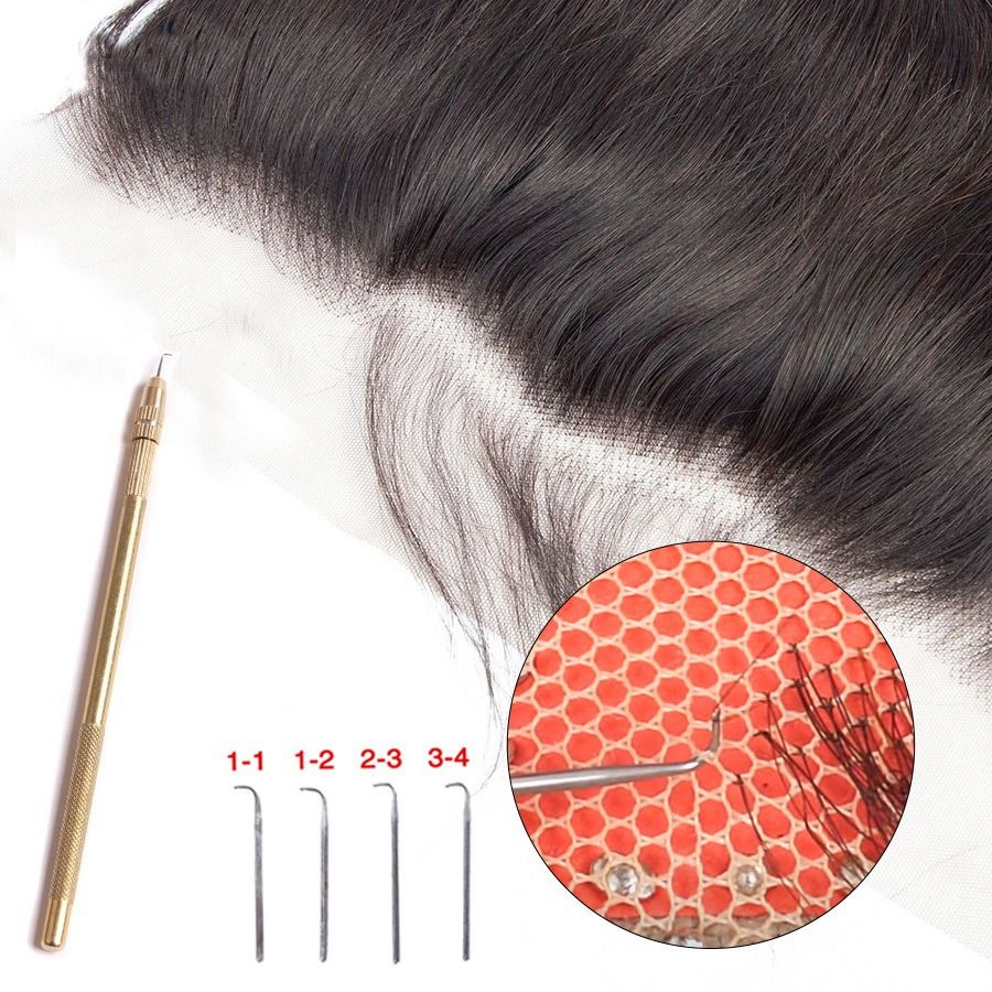 5Pcs Wig Hair Extension Hook Ventilating Needle For Wig