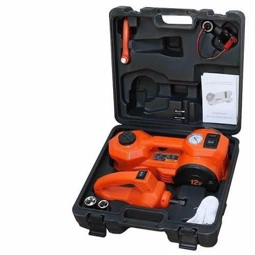 3-1 Automatic Car Jack Wrench With Tire Inflator & Wheel Spanner