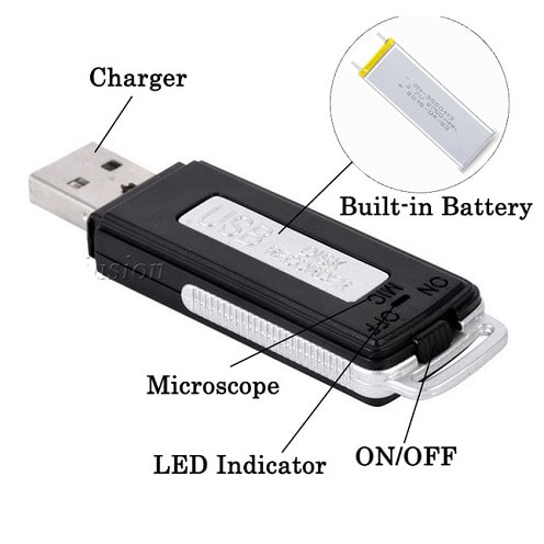 Mini USB Drive Digital Voice Recorder