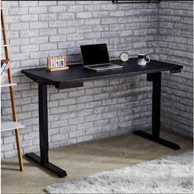 Modern Adjustable Electric Table - 1.2m - Black