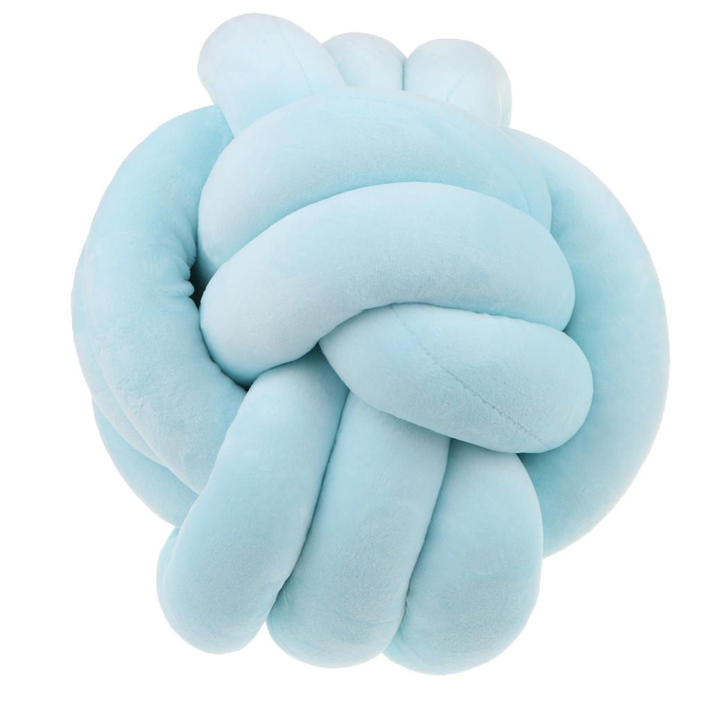 Knot Cushion Home Decoration Blue