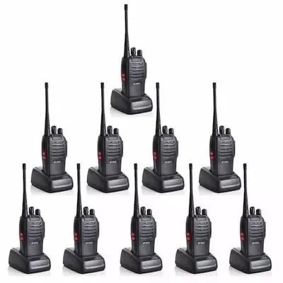 Two-way Radio Bf-888s Walkie Talkie Uhf 5w 16ch - 10 Pieces