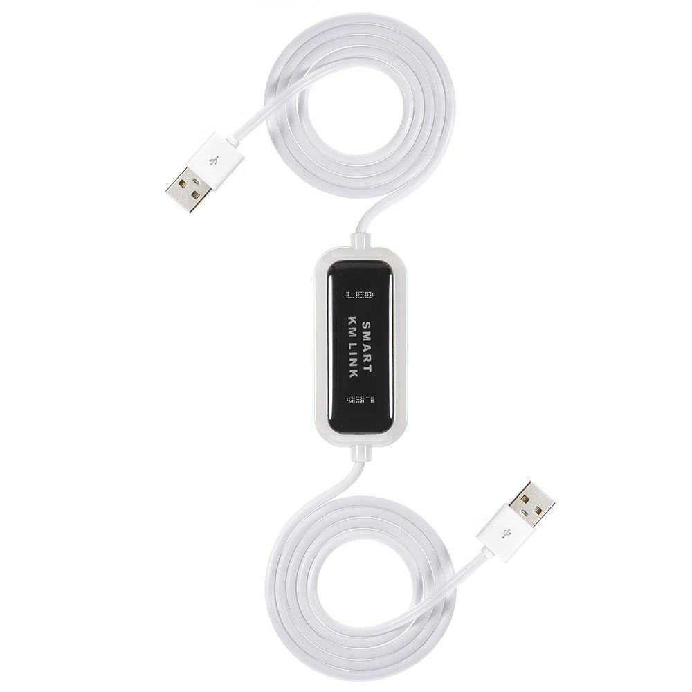 2 Port USB KM Keyboard Mouse Switch File Data Transfer Share