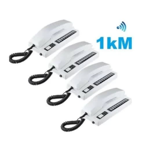 Wireless Intercom Telephone With Far Distance. 9pcs